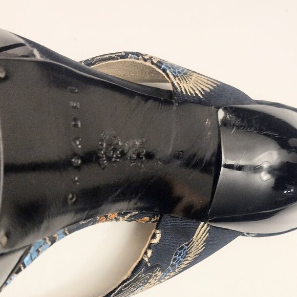 Casadei Vintage Limited Edition Geta Platform Heels - Picture 5 of 8